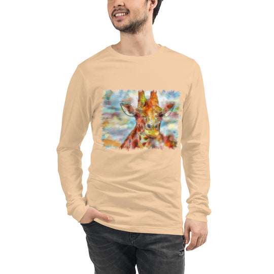 Unisex Long Sleeve Tee - Giraffe