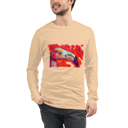 Unisex Long Sleeve Tee - Flamingo