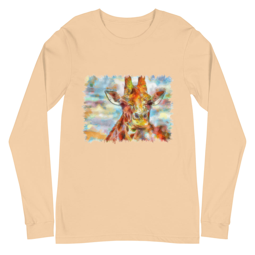 Unisex Long Sleeve Tee - Giraffe