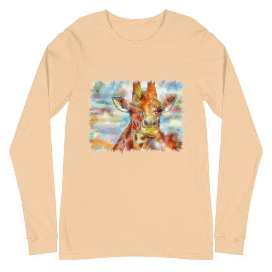 Unisex Long Sleeve Tee - Giraffe