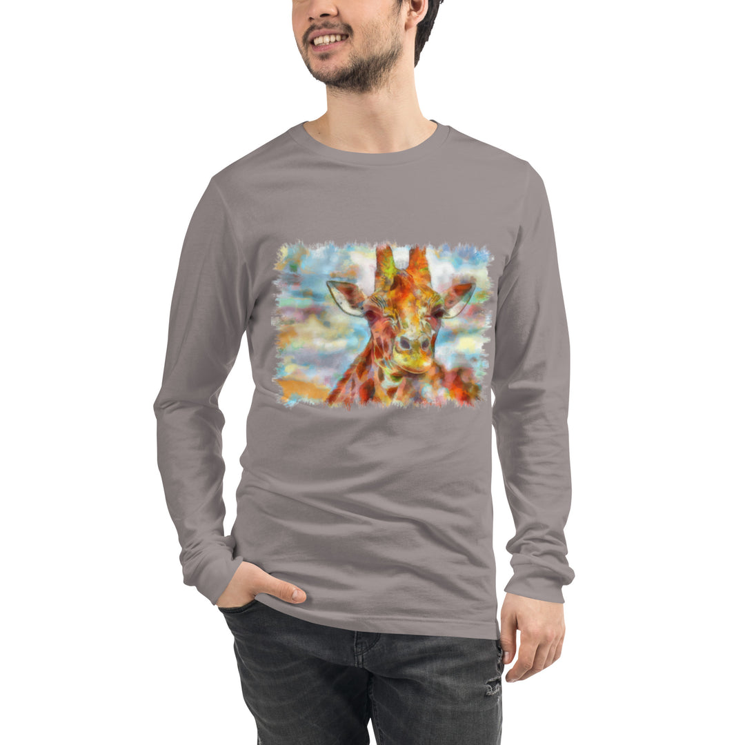 Unisex Long Sleeve Tee - Giraffe