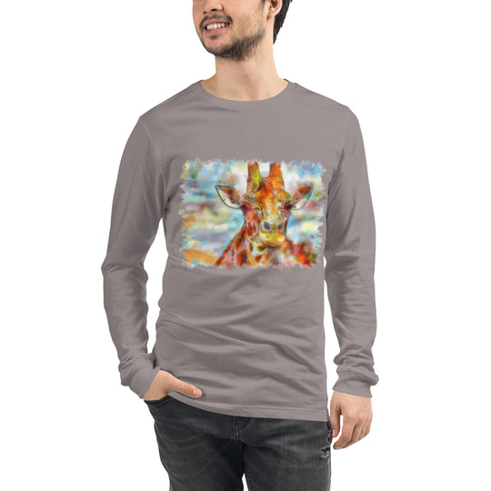 Unisex Long Sleeve Tee - Giraffe