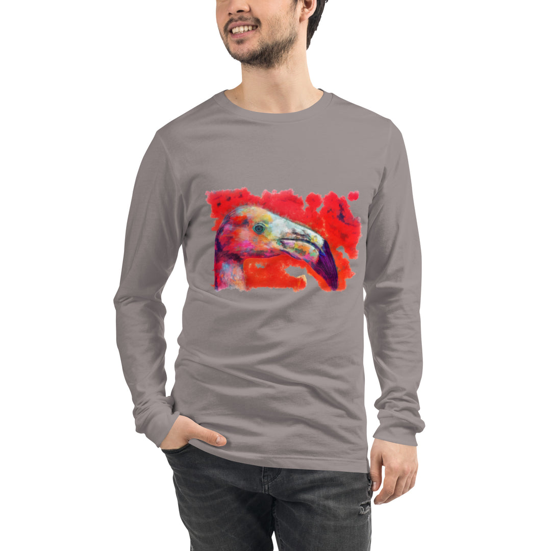 Unisex Long Sleeve Tee - Flamingo
