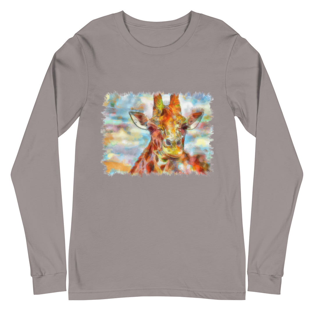 Unisex Long Sleeve Tee - Giraffe