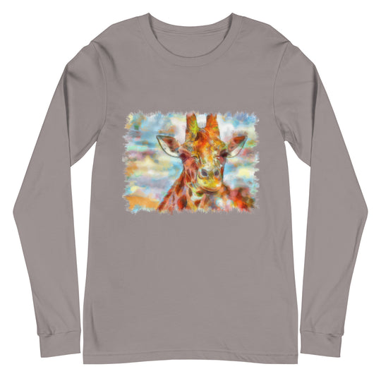 Unisex Long Sleeve Tee - Giraffe