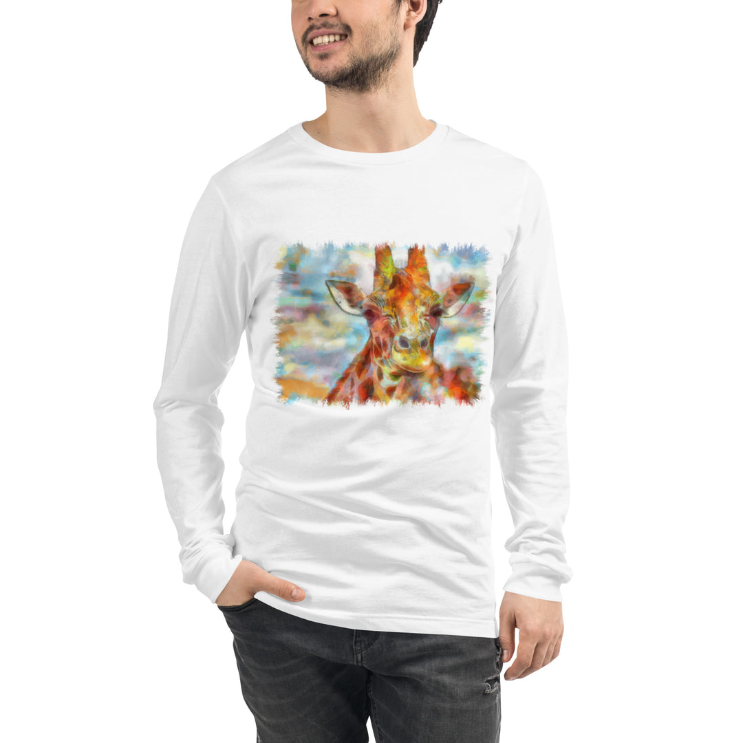 Unisex Long Sleeve Tee - Giraffe