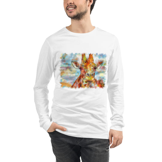 Unisex Long Sleeve Tee - Giraffe
