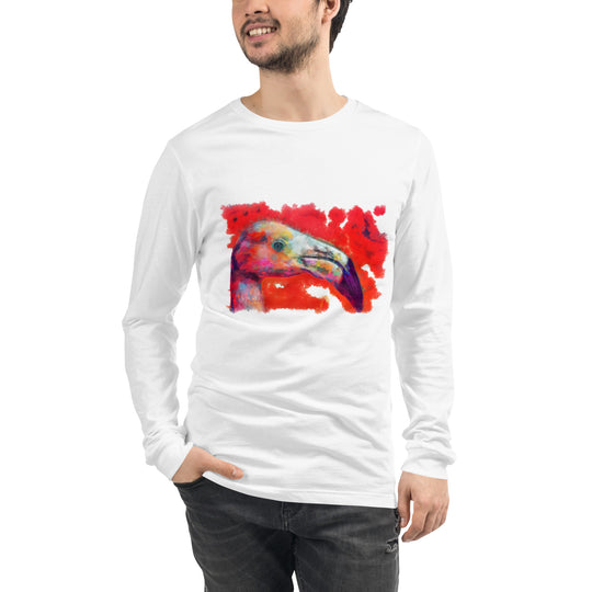 Unisex Long Sleeve Tee - Flamingo