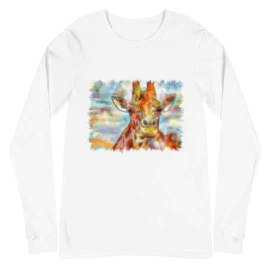 Unisex Long Sleeve Tee - Giraffe