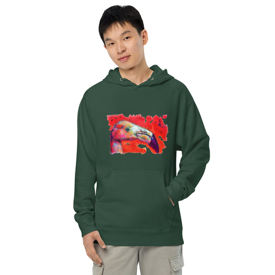 Unisex midweight hoodie - Flamingo