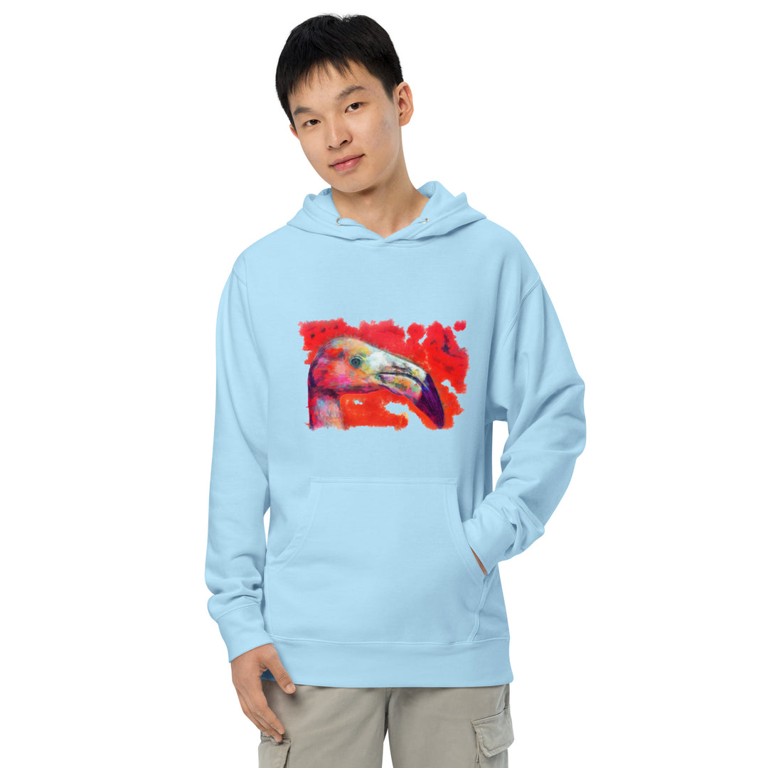 Unisex midweight hoodie - Flamingo