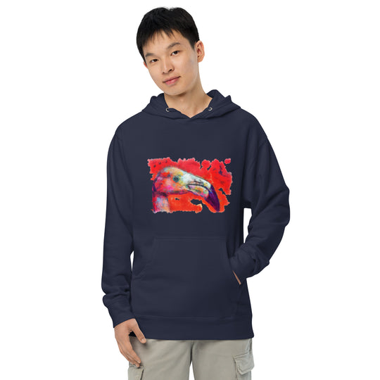 Unisex midweight hoodie - Flamingo