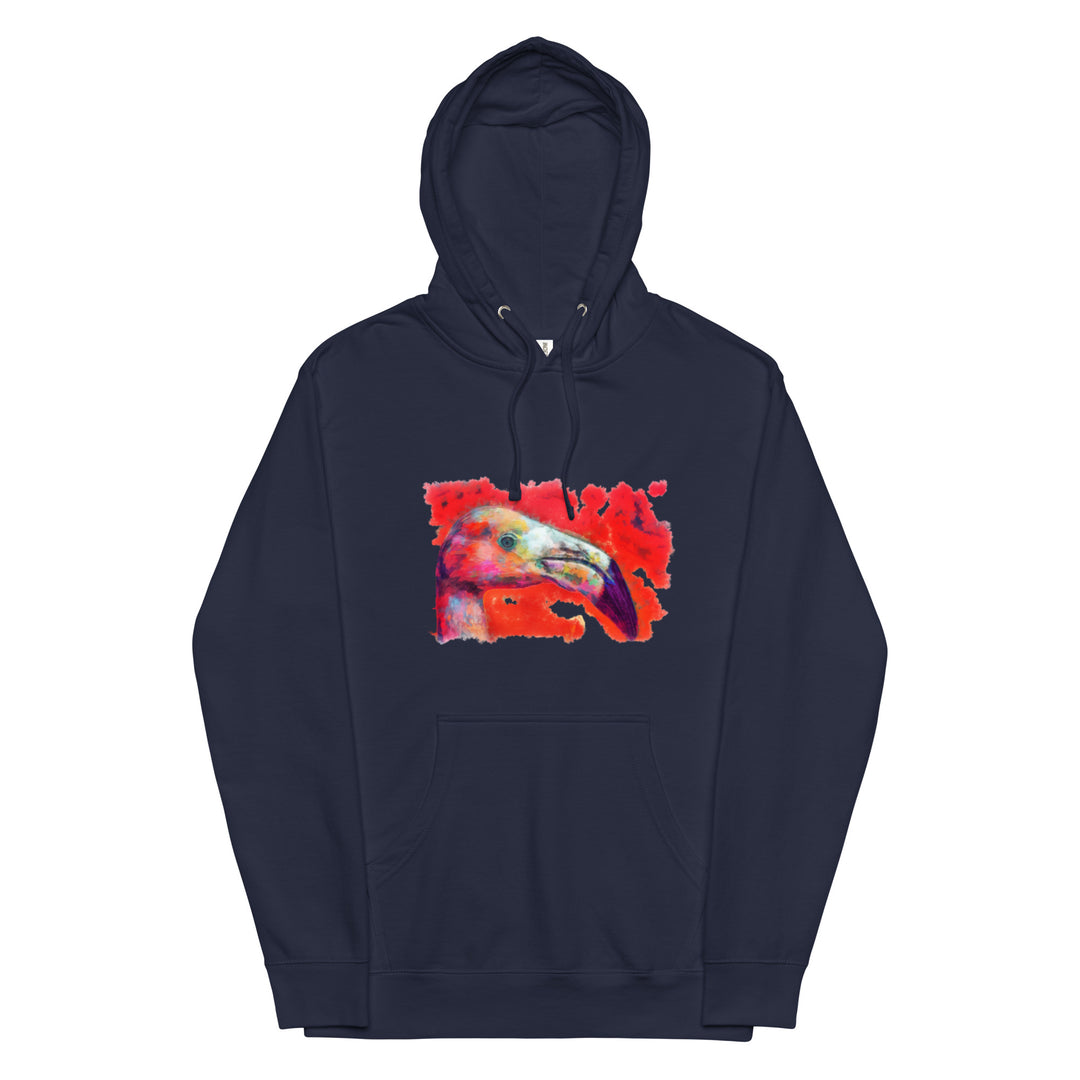 Unisex midweight hoodie - Flamingo
