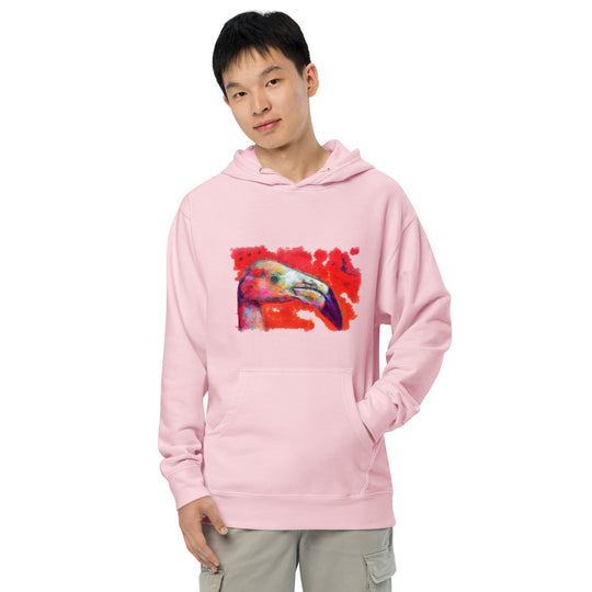 Unisex midweight hoodie - Flamingo