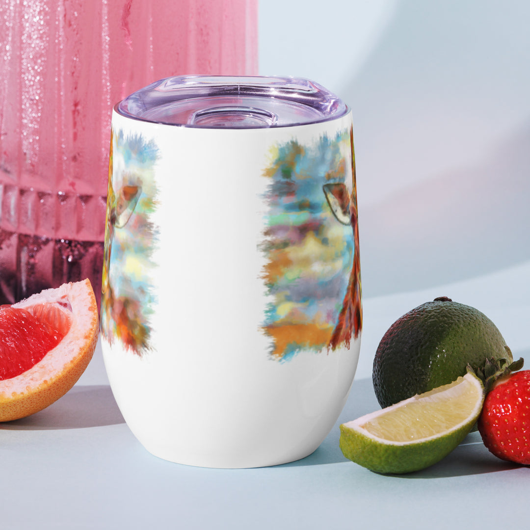 Wine tumbler - Giraffe