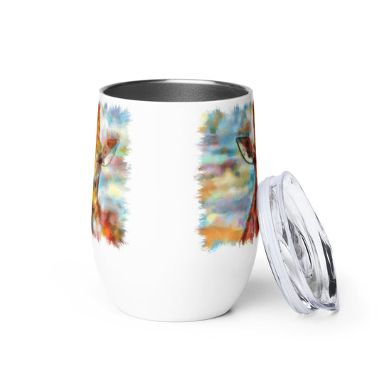 Wine tumbler - Giraffe
