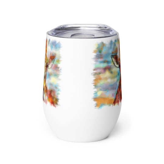 Wine tumbler - Giraffe
