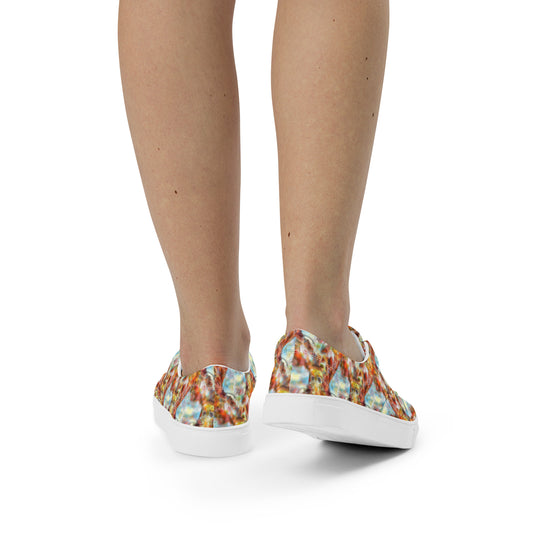 Women’s lace-up canvas shoes - Giraffe v2