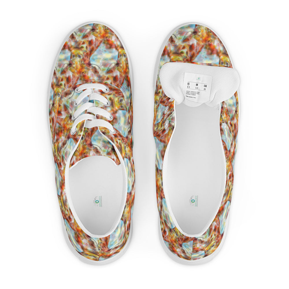 Women’s lace-up canvas shoes - Giraffe v2