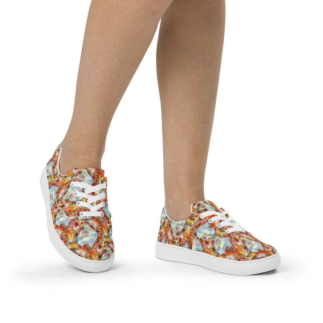 Women’s lace-up canvas shoes - Giraffe v2