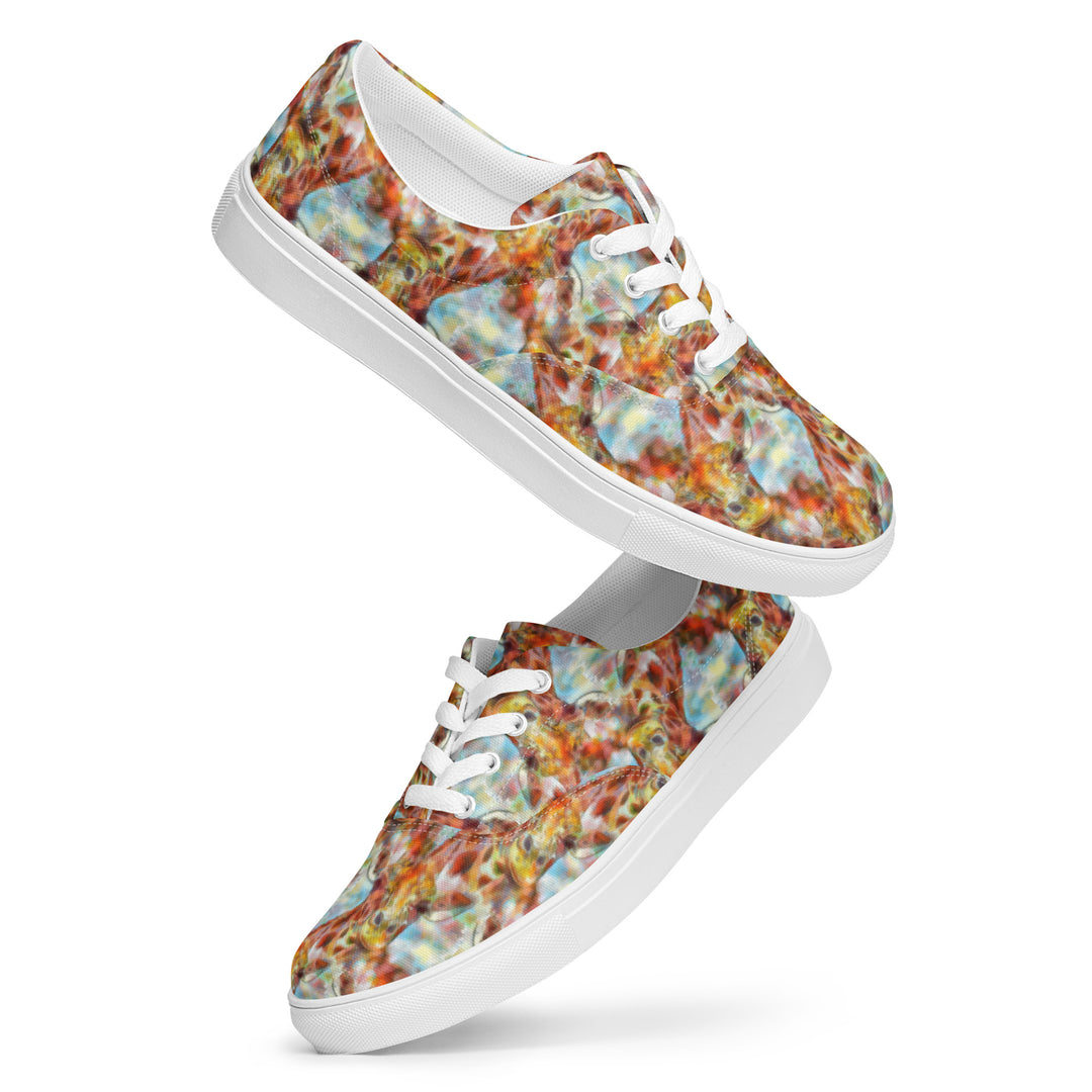 Women’s lace-up canvas shoes - Giraffe v2