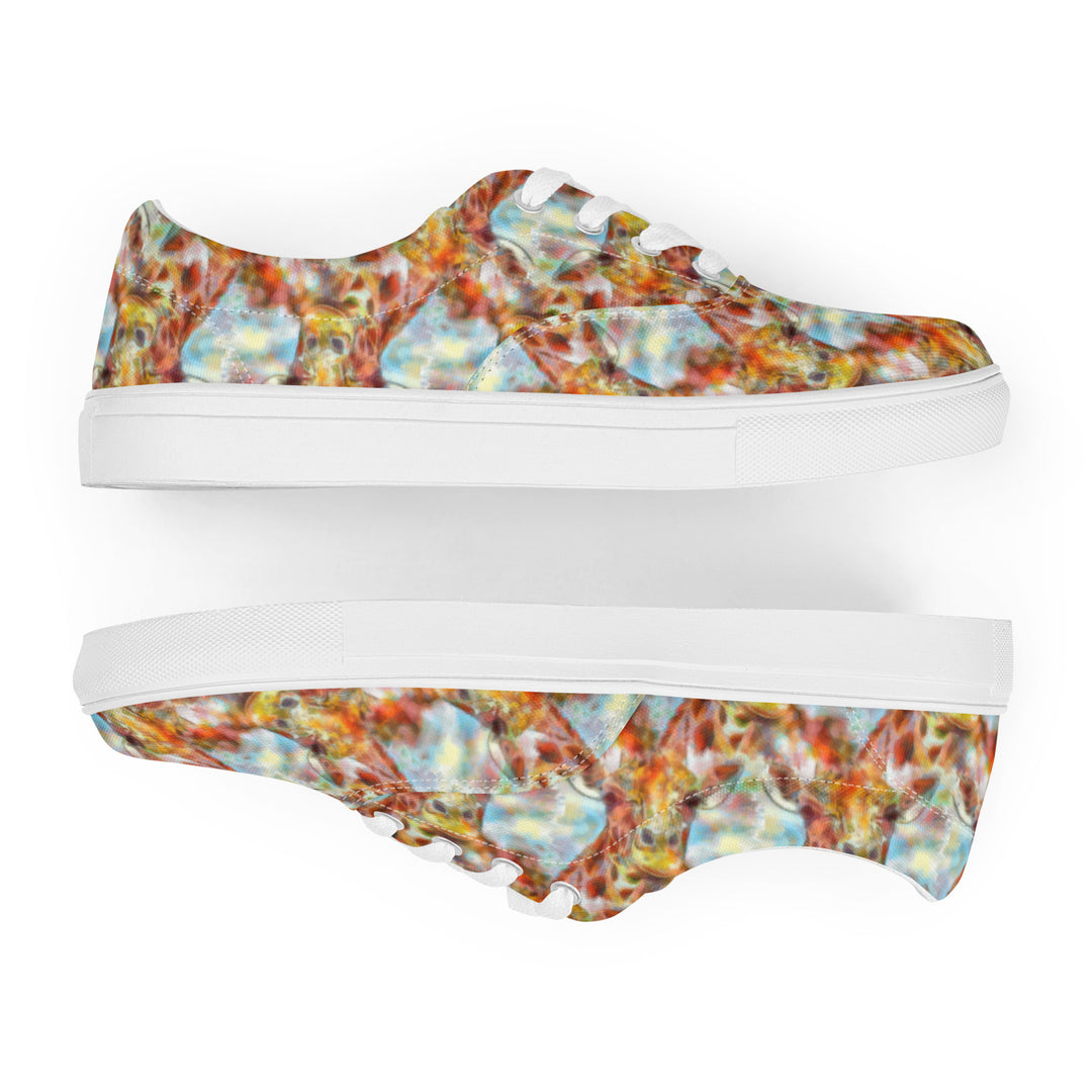 Women’s lace-up canvas shoes - Giraffe v2