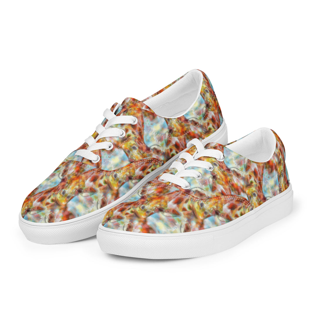 Women’s lace-up canvas shoes - Giraffe v2
