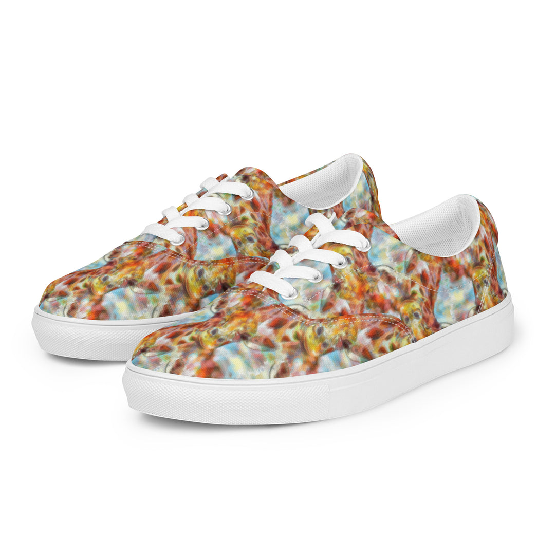 Women’s lace-up canvas shoes - Giraffe v2