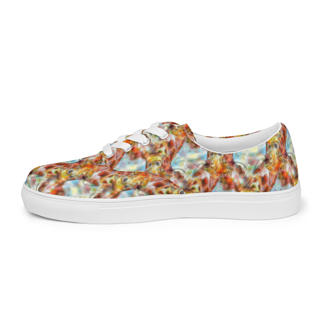Women’s lace-up canvas shoes - Giraffe v2