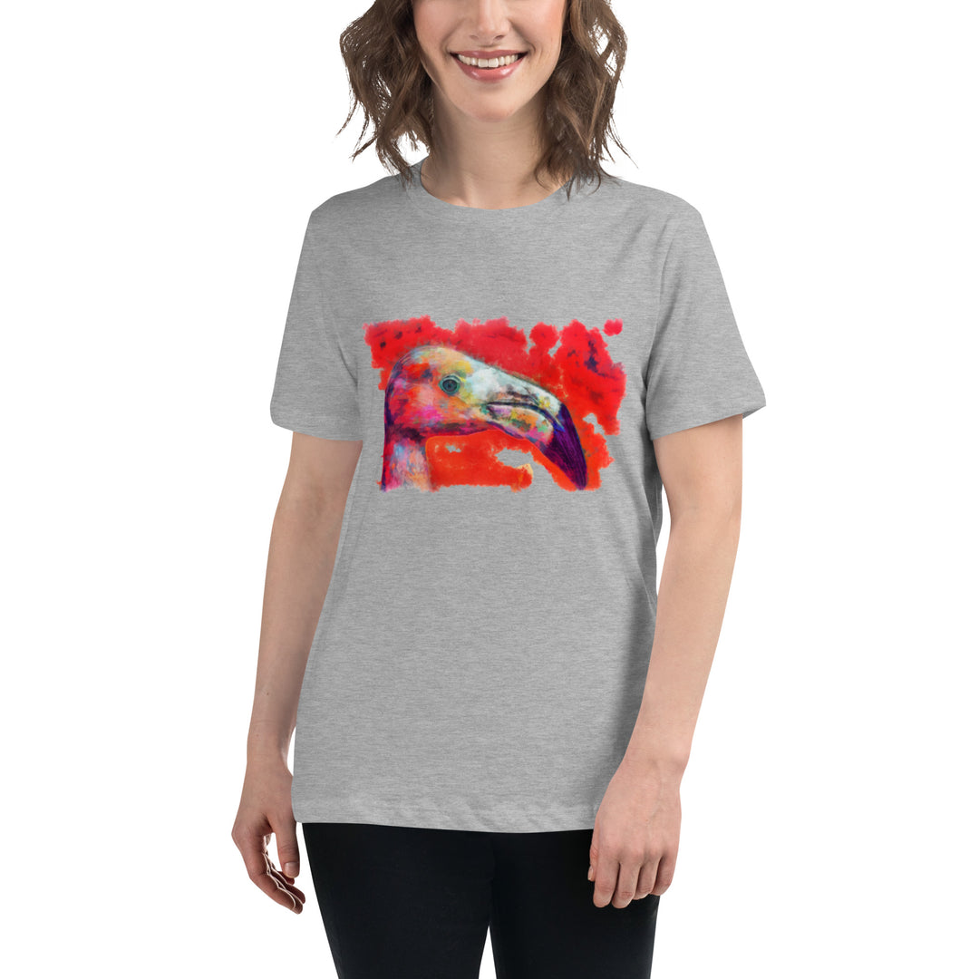 Women's Relaxed T-Shirt - Flamingo