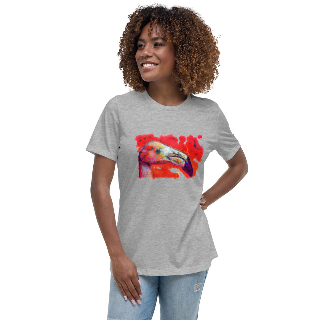 Women's Relaxed T-Shirt - Flamingo v2