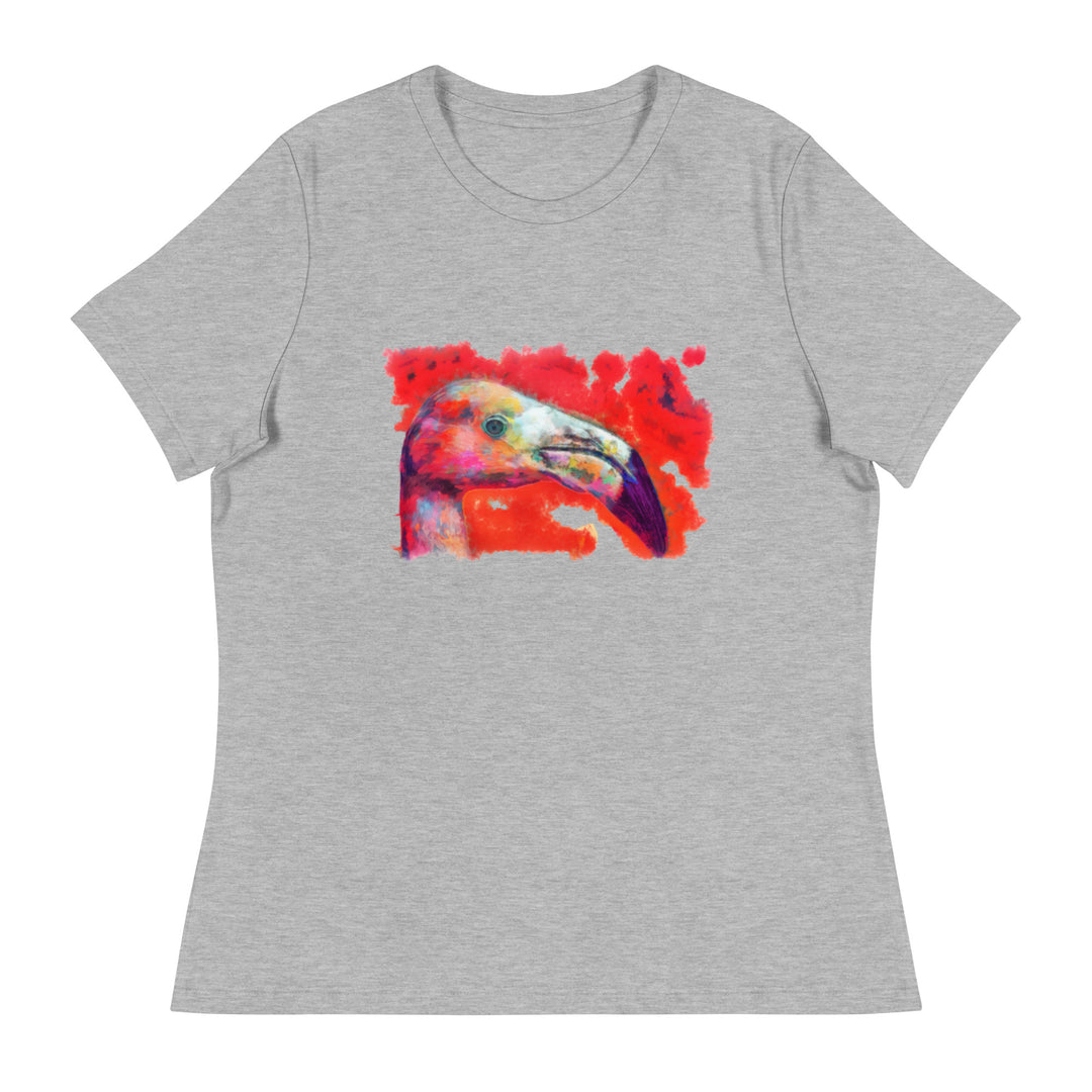 Women's Relaxed T-Shirt - Flamingo v2