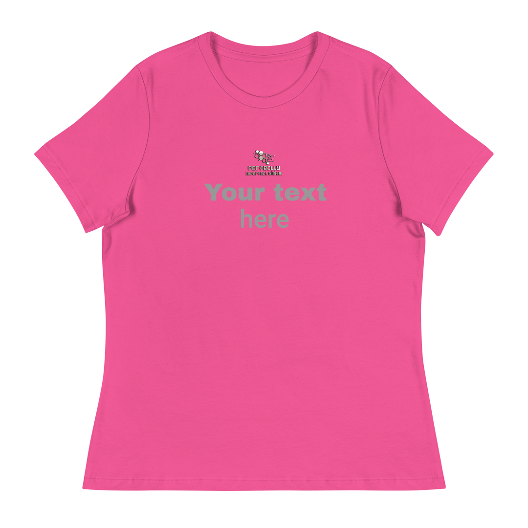 Women's Relaxed T-Shirt - personalize