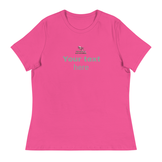 Women's Relaxed T-Shirt - personalize