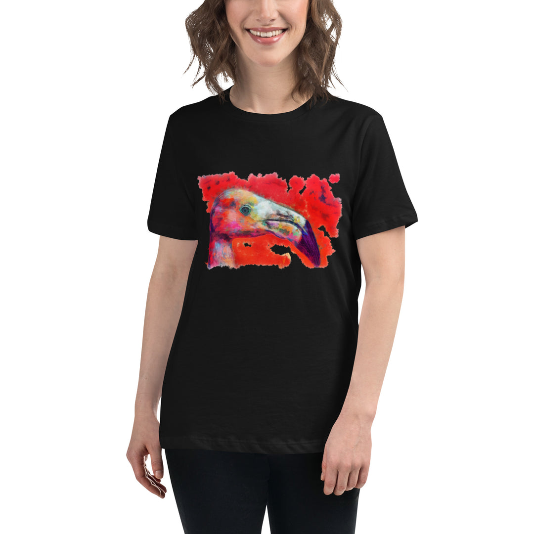 Women's Relaxed T-Shirt - Flamingo
