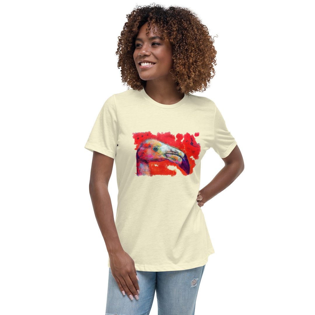 Women's Relaxed T-Shirt - Flamingo v2