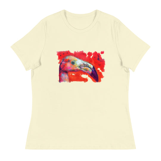 Women's Relaxed T-Shirt - Flamingo v2