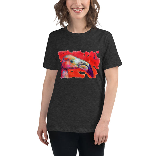 Women's Relaxed T-Shirt - Flamingo