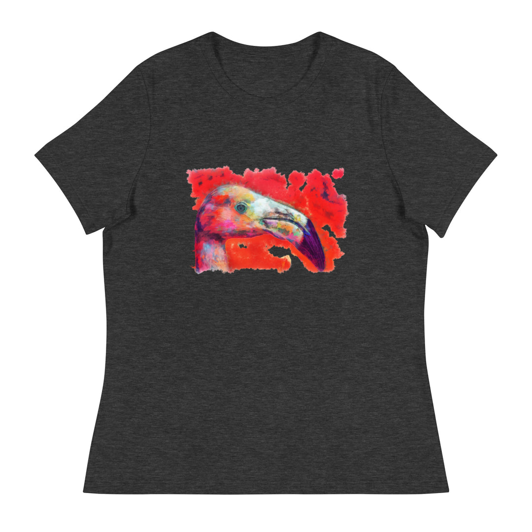 Women's Relaxed T-Shirt - Flamingo v2