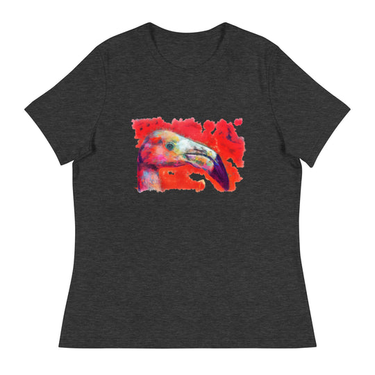 Women's Relaxed T-Shirt - Flamingo