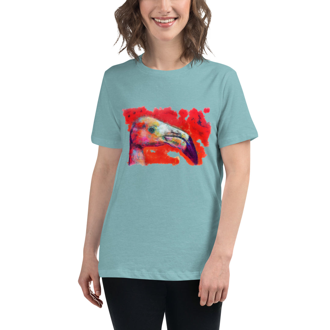 Women's Relaxed T-Shirt - Flamingo