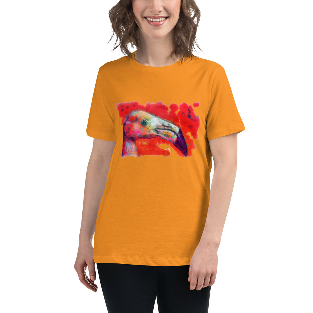 Women's Relaxed T-Shirt - Flamingo