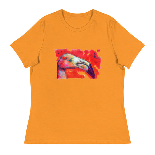 Women's Relaxed T-Shirt - Flamingo