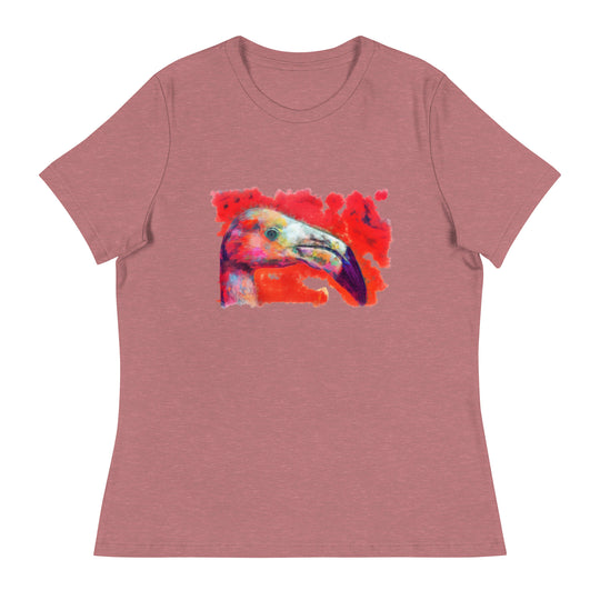 Women's Relaxed T-Shirt - Flamingo