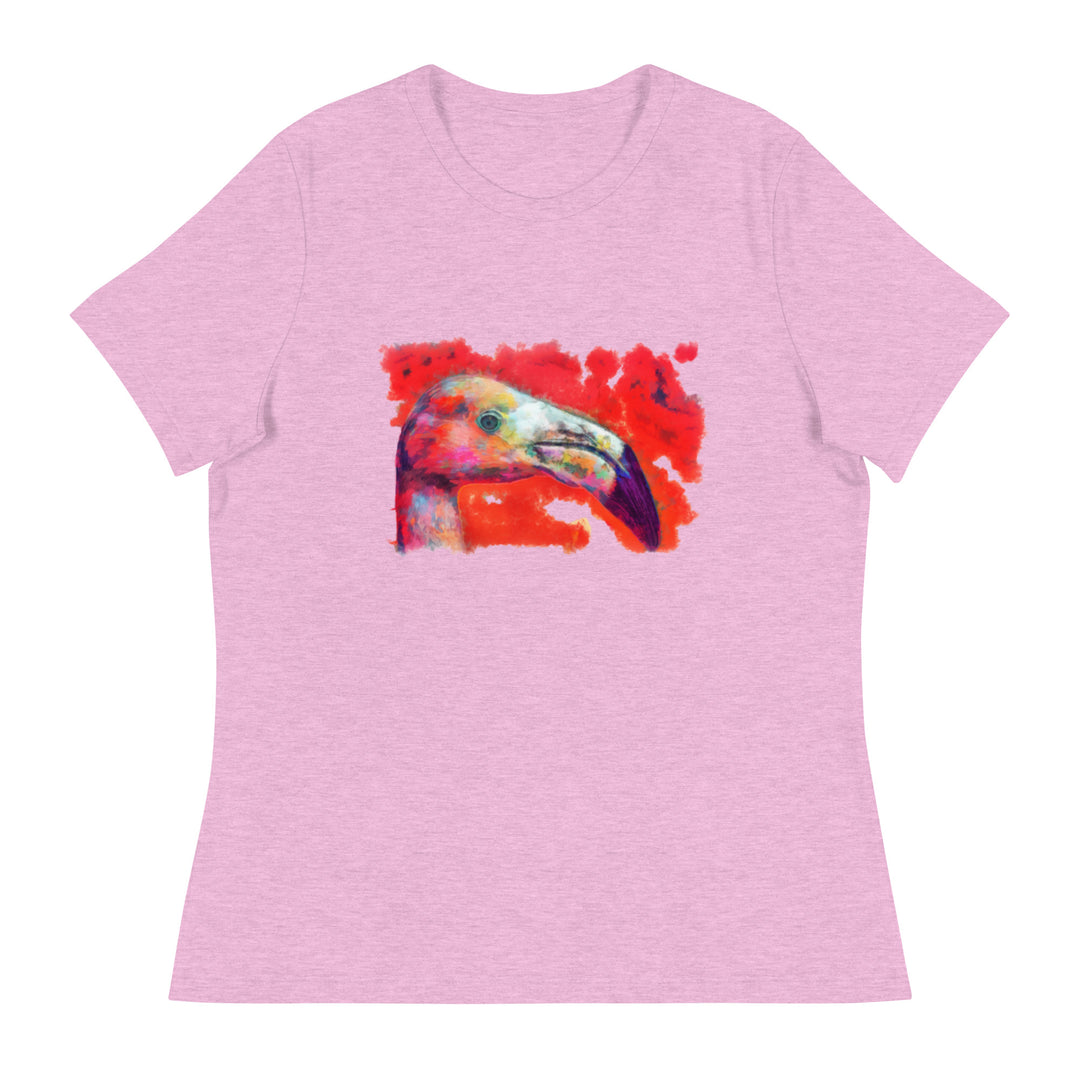 Women's Relaxed T-Shirt - Flamingo v2
