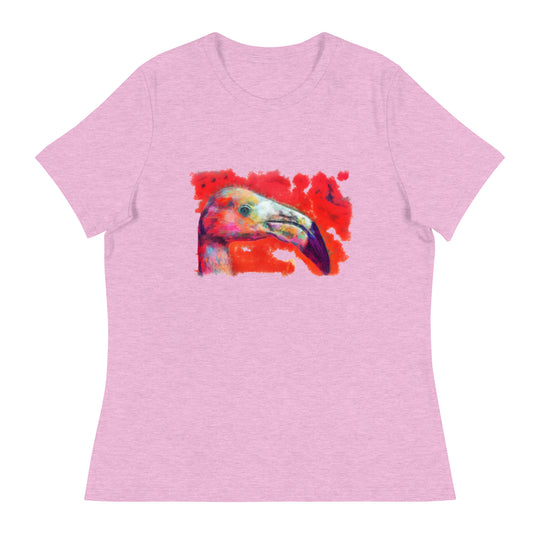 Women's Relaxed T-Shirt - Flamingo