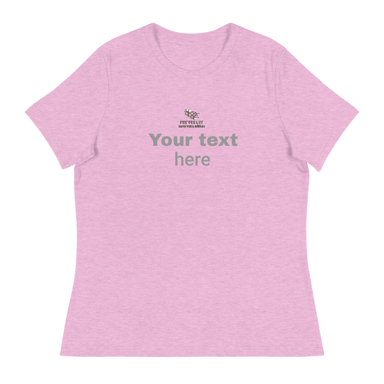 Women's Relaxed T-Shirt - personalize