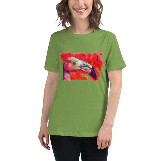 Women's Relaxed T-Shirt - Flamingo