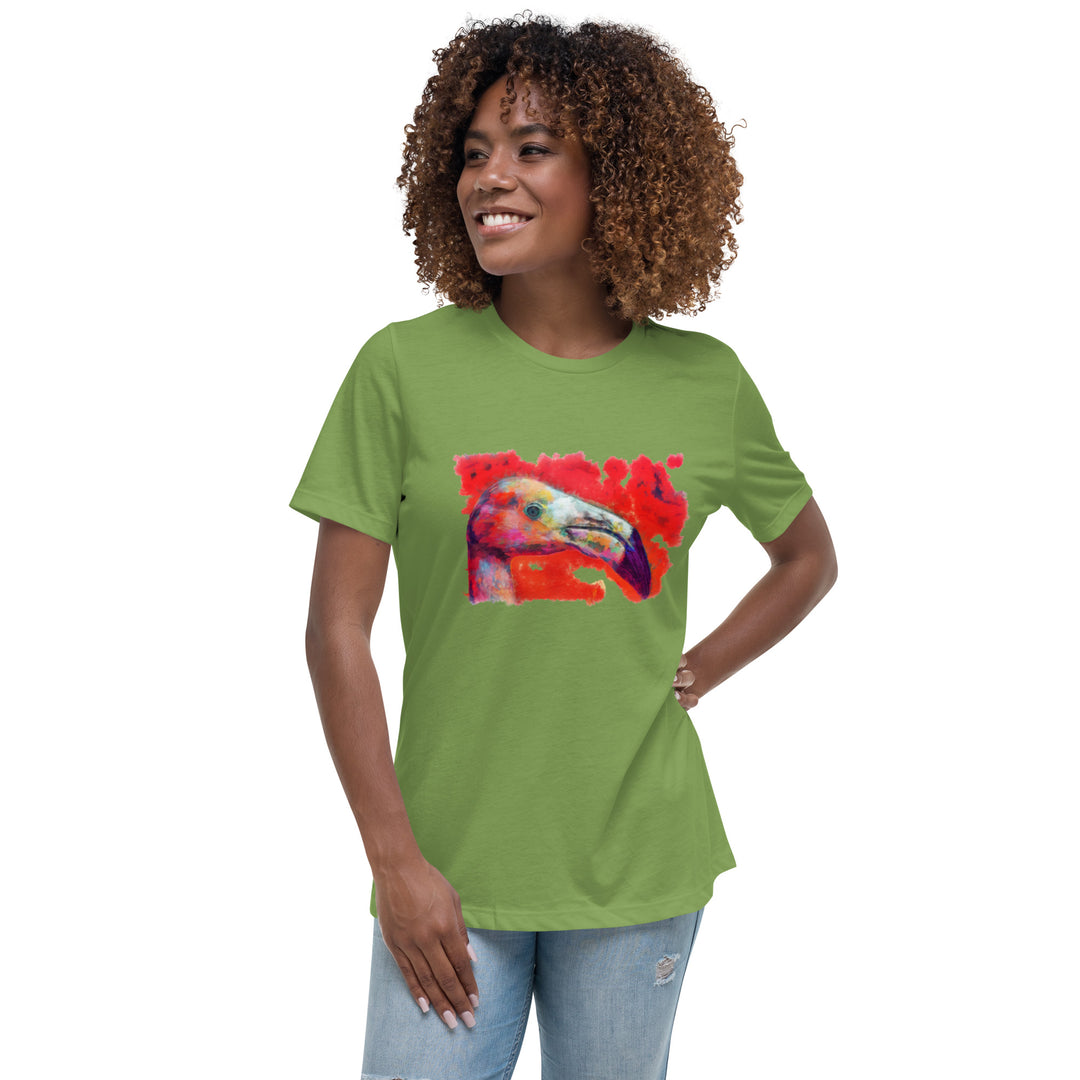 Women's Relaxed T-Shirt - Flamingo v2