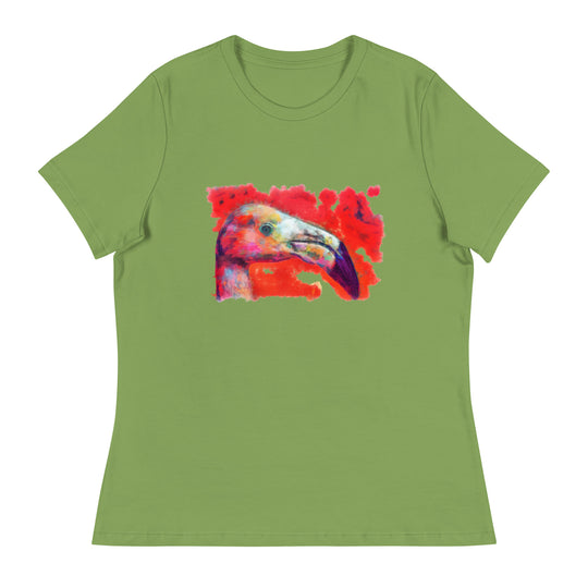 Women's Relaxed T-Shirt - Flamingo
